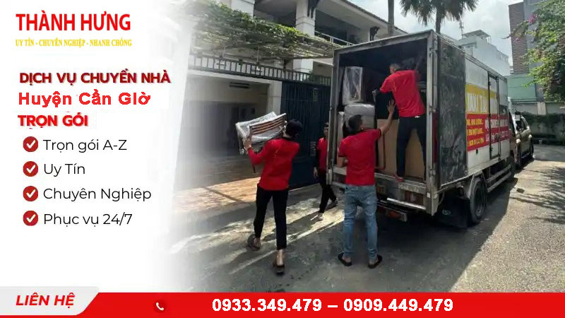 Dịch vụ chuyển nhà trọn gói Huyện Cần Giờ an toàn, vận chuyển xa vẫn đảm bảo
