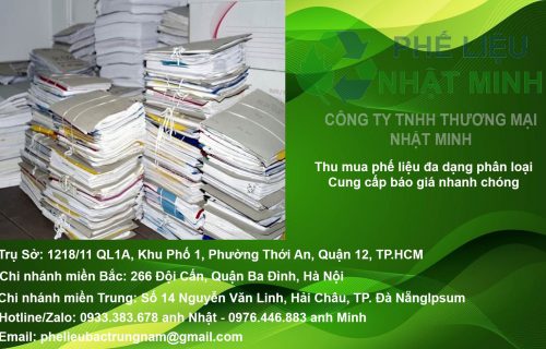 thu mua phe lieu so luong lon tai cong ty nhat minh