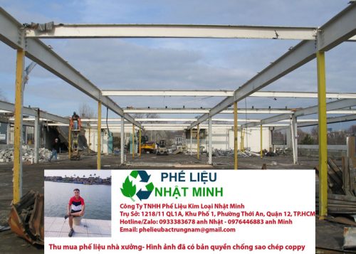 Nhận thu mua phế liệu nhà xưởng, xí nghiệp, công ty, xưởng sản xuất