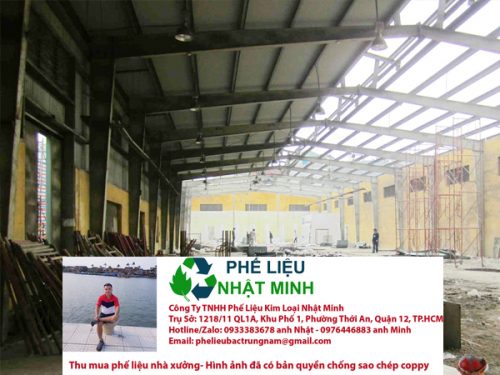 Công ty thu mua phế liệu nhà xưởng, xưởng sản xuất, công ty